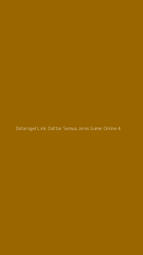 Tampilan Antarmuka Aplikasi Datarogel Link Daftar Semua Jenis Game Online - 4