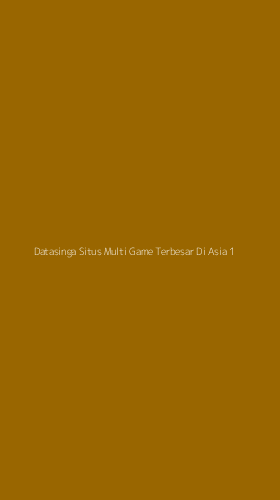 Tampilan Antarmuka Aplikasi Datasinga Situs Multi Game Terbesar Di Asia - 1