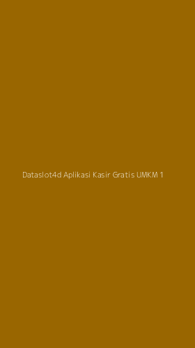 Tampilan Antarmuka Aplikasi Dataslot4d Aplikasi Kasir Gratis Umkm - 1