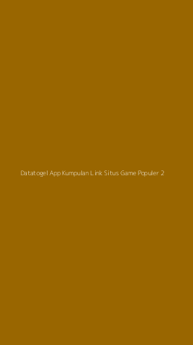 Tampilan Antarmuka Aplikasi Datatogel App Kumpulan Link Situs Game Populer - 2