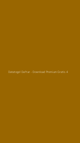 Tampilan Antarmuka Aplikasi Datatogel Daftar - Download Premium Gratis - 4