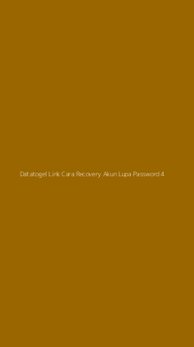 Tampilan Antarmuka Aplikasi Datatogel Link Cara Recovery Akun Lupa Password - 4