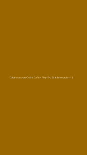 Tampilan Antarmuka Aplikasi Datatotomacao Online Daftar Akun Pro Slot Internasional - 3