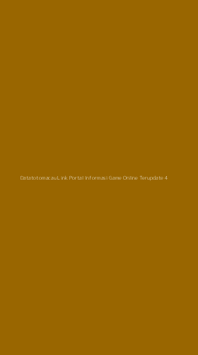 Tampilan Antarmuka Aplikasi Datatotomacau Link Portal Informasi Game Online Terupdate - 4