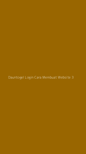 Tampilan Antarmuka Aplikasi Dauntogel Login Cara Membuat Website - 3