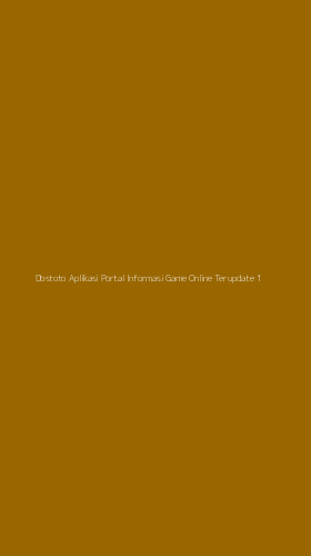 Tampilan Antarmuka Aplikasi Dbstoto Aplikasi Portal Informasi Game Online Terupdate - 1