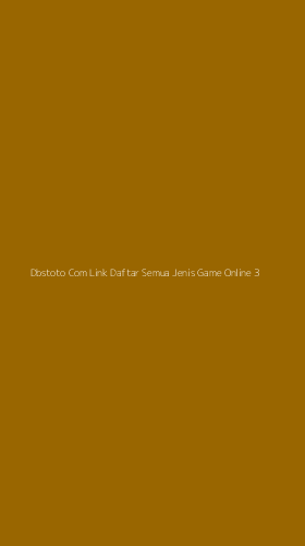 Tampilan Antarmuka Aplikasi Dbstoto Com Link Daftar Semua Jenis Game Online - 3