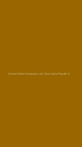 Tampilan Antarmuka Aplikasi Dctoto Daftar Kumpulan Link Situs Game Populer - 4