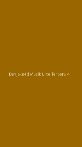 Tampilan Antarmuka Aplikasi Denjaka4d Musik Lite Terbaru - 4
