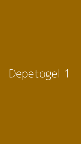 Tampilan Antarmuka Aplikasi Depetogel - 1
