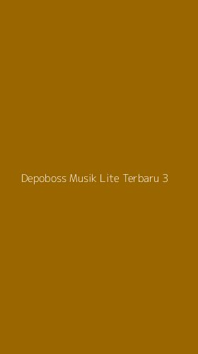 Tampilan Antarmuka Aplikasi Depoboss Musik Lite Terbaru - 3