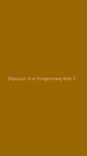 Tampilan Antarmuka Aplikasi Deposlot Alat Pengembang Web - 3