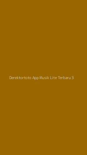 Tampilan Antarmuka Aplikasi Derektortoto App Musik Lite Terbaru - 3
