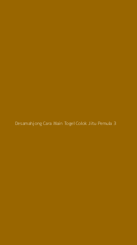 Tampilan Antarmuka Aplikasi Desamahjong Cara Main Togel Colok Jitu Pemula - 3