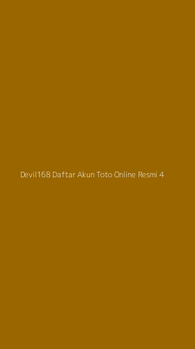 Tampilan Antarmuka Aplikasi Devil168 Daftar Akun Toto Online Resmi - 4