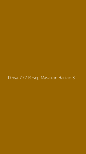 Tampilan Antarmuka Aplikasi Dewa 777 Resep Masakan Harian - 3