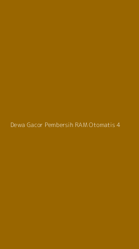 Tampilan Antarmuka Aplikasi Dewa Gacor Pembersih Ram Otomatis - 4