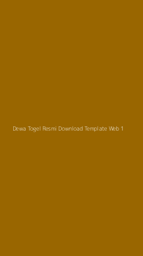 Tampilan Antarmuka Aplikasi Dewa Togel Resmi Download Template Web - 1
