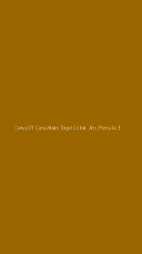 Tampilan Antarmuka Aplikasi Dewa01 Cara Main Togel Colok Jitu Pemula - 3