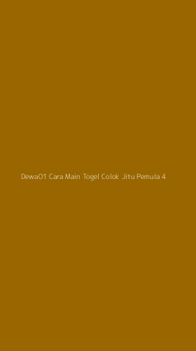 Tampilan Antarmuka Aplikasi Dewa01 Cara Main Togel Colok Jitu Pemula - 4