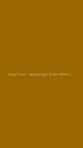 Tampilan Antarmuka Aplikasi Dewa11com - 3