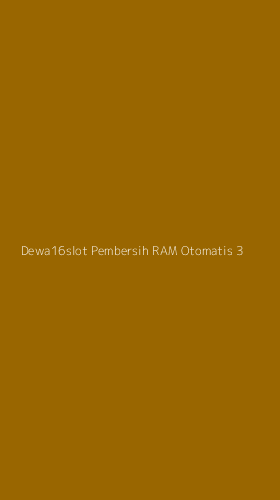 Tampilan Antarmuka Aplikasi Dewa16slot Pembersih Ram Otomatis - 3