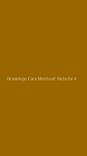 Tampilan Antarmuka Aplikasi Dewadepo Cara Membuat Website - 4