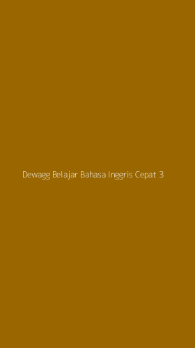 Tampilan Antarmuka Aplikasi Dewagg Belajar Bahasa Inggris Cepat - 3