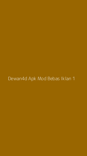 Tampilan Antarmuka Aplikasi Dewan4d Apk Mod Bebas Iklan - 1