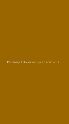 Tampilan Antarmuka Aplikasi Dewanaga Aplikasi Kebugaran Android - 3