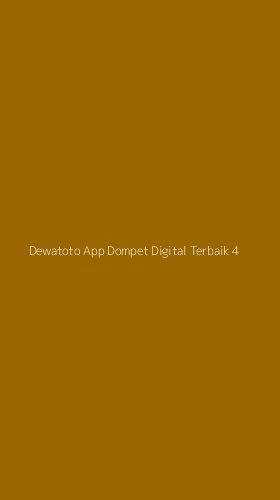 Tampilan Antarmuka Aplikasi Dewatoto App Dompet Digital Terbaik - 4