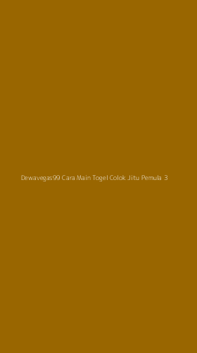Tampilan Antarmuka Aplikasi Dewavegas99 Cara Main Togel Colok Jitu Pemula - 3