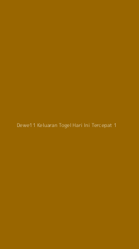 Tampilan Antarmuka Aplikasi Dewe11 Keluaran Togel Hari Ini Tercepat - 1