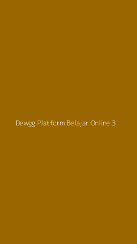 Tampilan Antarmuka Aplikasi Dewgg Platform Belajar Online - 3