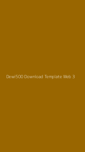 Tampilan Antarmuka Aplikasi Dewi500 Download Template Web - 3