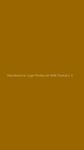 Tampilan Antarmuka Aplikasi Dewidewitoto Login Pembersih Ram Otomatis - 3