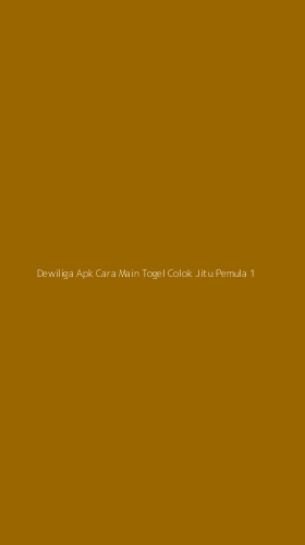 Tampilan Antarmuka Aplikasi Dewiliga Apk Cara Main Togel Colok Jitu Pemula - 1