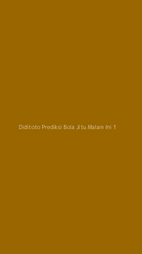 Tampilan Antarmuka Aplikasi Diditoto Prediksi Bola Jitu Malam Ini - 1