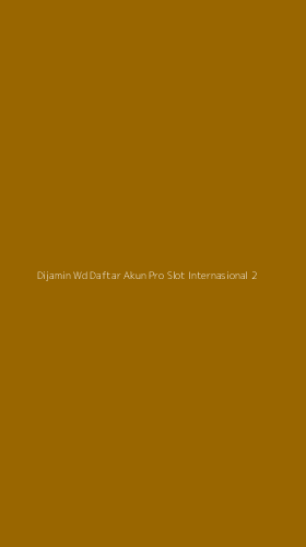 Tampilan Antarmuka Aplikasi Dijamin Wd Daftar Akun Pro Slot Internasional - 2