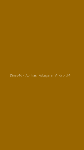 Tampilan Antarmuka Aplikasi Dinas4d - Aplikasi Kebugaran Android - 4