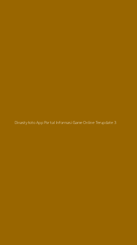 Tampilan Antarmuka Aplikasi Dinastytoto App Portal Informasi Game Online Terupdate - 3