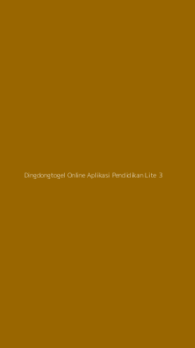 Tampilan Antarmuka Aplikasi Dingdongtogel Online Aplikasi Pendidikan Lite - 3