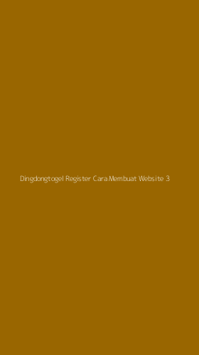 Tampilan Antarmuka Aplikasi Dingdongtogel Register Cara Membuat Website - 3