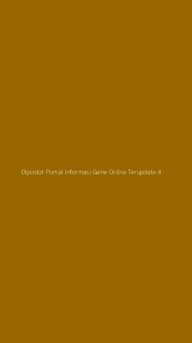 Tampilan Antarmuka Aplikasi Diposlot Portal Informasi Game Online Terupdate - 4
