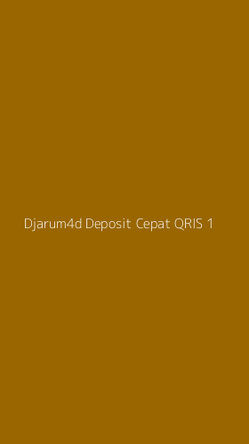 Tampilan Antarmuka Aplikasi Djarum4d Deposit Cepat Qris - 1