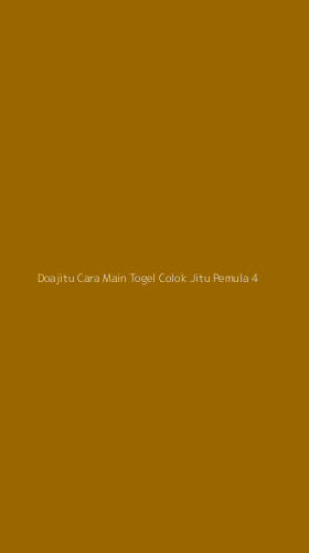 Tampilan Antarmuka Aplikasi Doajitu Cara Main Togel Colok Jitu Pemula - 4