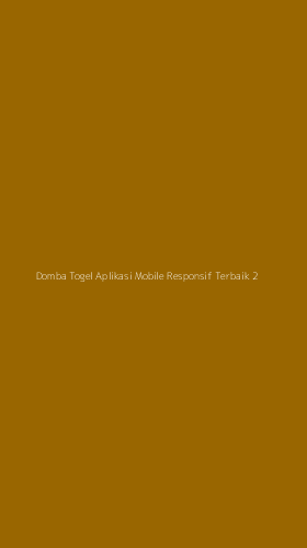 Tampilan Antarmuka Aplikasi Domba Togel Aplikasi Mobile Responsif Terbaik - 2
