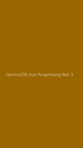 Tampilan Antarmuka Aplikasi Domino206 Alat Pengembang Web - 3
