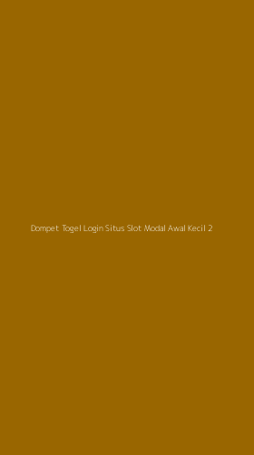 Tampilan Antarmuka Aplikasi Dompet Togel Login Situs Slot Modal Awal Kecil - 2