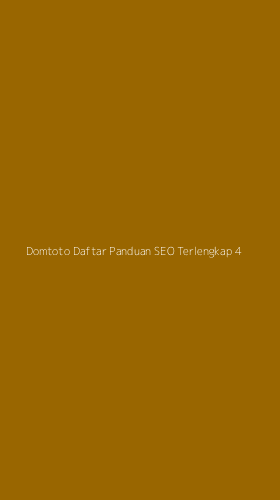 Tampilan Antarmuka Aplikasi Domtoto Daftar Panduan Seo Terlengkap - 4